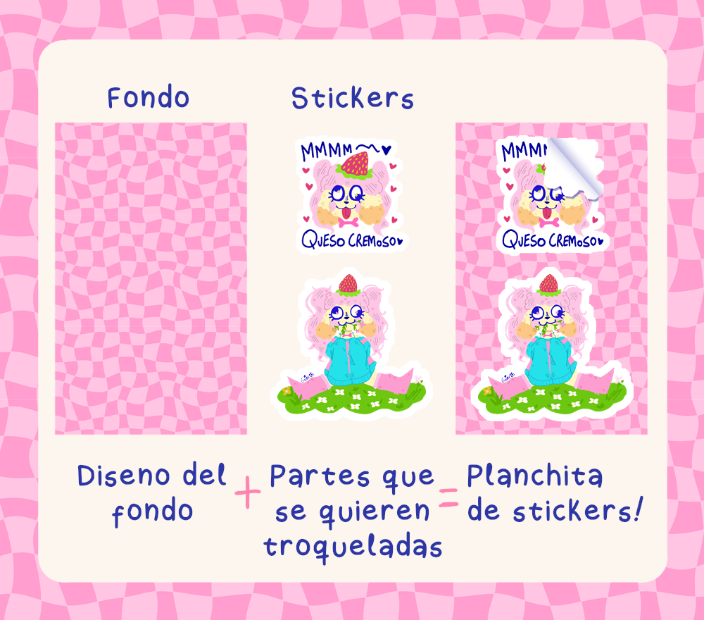 Planchitas de stickers